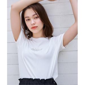 tシャツ Tシャツ レディース ビジューロゴTシャツ　109869