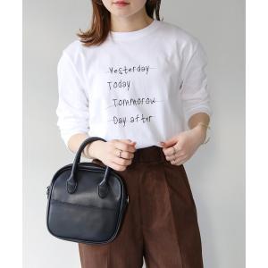 tシャツ 「shemoshelly」WEB限定手描きロゴロンT レディース