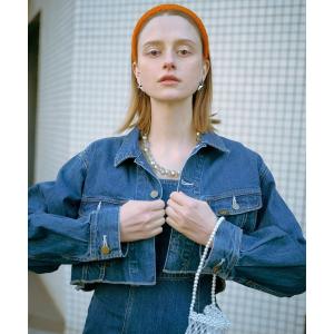 デニムジャケット gジャン 「Lee×Lil Ambition 」ショートGジャン レディース
