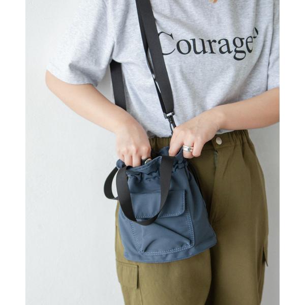 ショルダーバッグ バッグ ナイロンミニ巾着バッグ レディース
