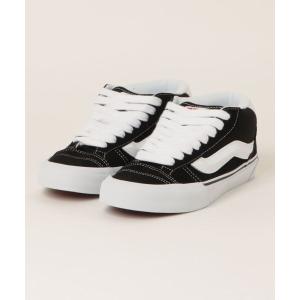 スニーカー メンズ VANS ヴァンズ KNU MID ニューミッド VN000CQ96BT BLACK/T. WHITE