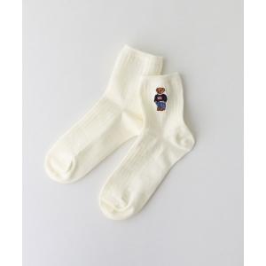 靴下 POLO RALPH LAUREN レディース オーガニックコットン混 ポロベア ショートソックス 03207311 レディース