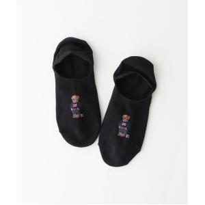 靴下 POLO RALPH LAUREN レディース オーガニックコットン混 かかと滑り止め付き デニムミニベア カバーソックス 03207920 レ