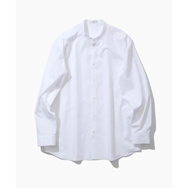 シャツ ATON（エイトン）SUVIN BROAD | BAND COLLAR SHIRT メンズ