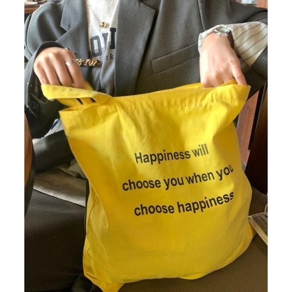 トートバッグ Happonessロゴトートバッグ レディース