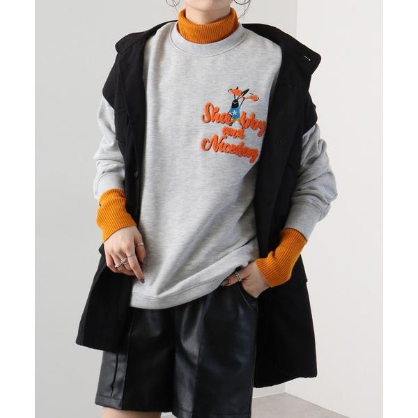 トレーナー スウェット epic original SHABBY　胸サガラ刺繍クルースェット メンズ...