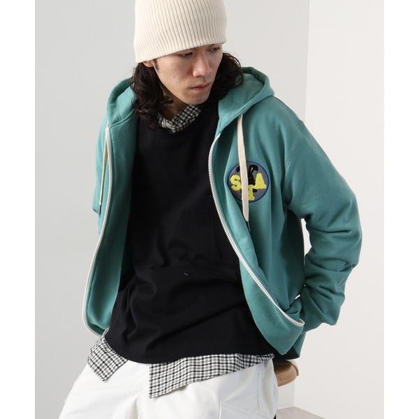 パーカー epic original SHABBY　胸ワッペンスェットパーカー メンズ レディース