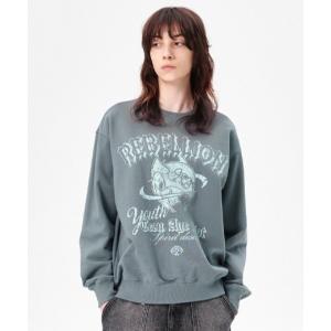 トレーナー スウェット 「mahagrid/マハグリッド」REBEL SWEATSHIRT/レベルスウェット メンズ レディース