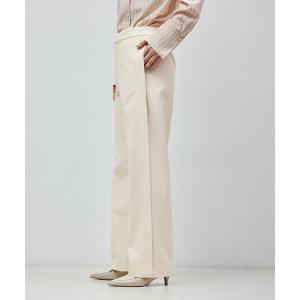 コットンカルゼサイドタックパンツ