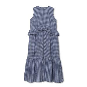 Re.Verofonna ワンピース ドットダブルフリルAラインワンピース 