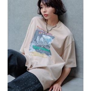 tシャツ Tシャツ レディース カーロックプリントT｜zozo