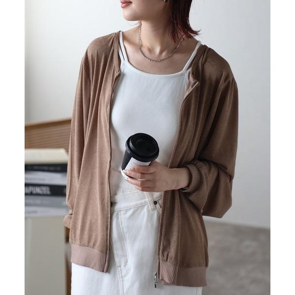 ブルゾン アウター 「Fizz/フィズ」　シアージップブルゾン レディース