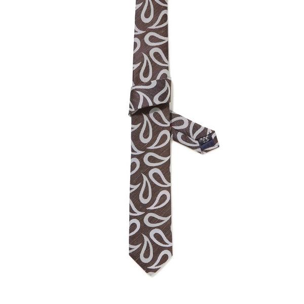 ネクタイ 「CRICKET」クリケット スリム 大剣巾6.5cm 小紋ペイズリー柄 ネクタイ 日本製