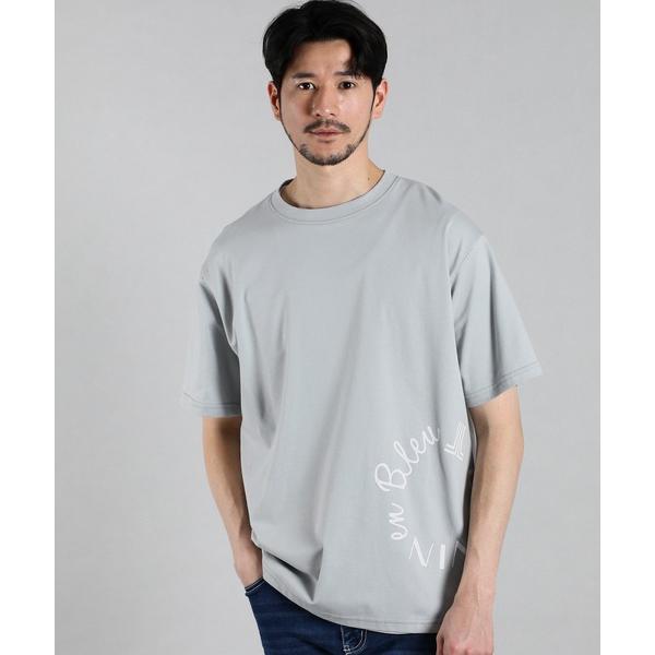 メンズ tシャツ Tシャツ 2層構造 クールマックス サークルロゴ Tシャツ