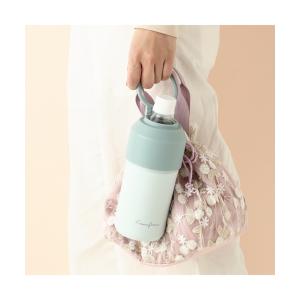 516 ペットボトルカバー スズラン 薄ピンク Francfranc タンブラー