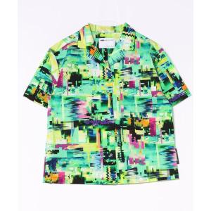 ブラウス シャツ 「NBB WEEKEND」クールドッツ　デジタルプリントシャツ (LADIES) レディース