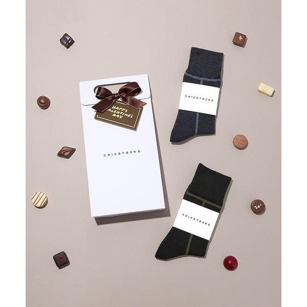 靴下 バレンタイン ギフトバックセット メンズ