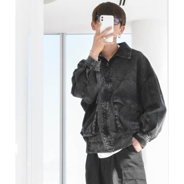 ブルゾン アウター 綿ツイル硫化染め A-2ジャケット メンズ レディース