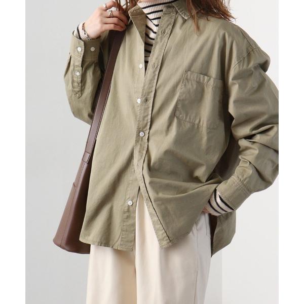 シャツ コットンツイル レギュラーカラー L/S ビッグシャツ メンズ レディース