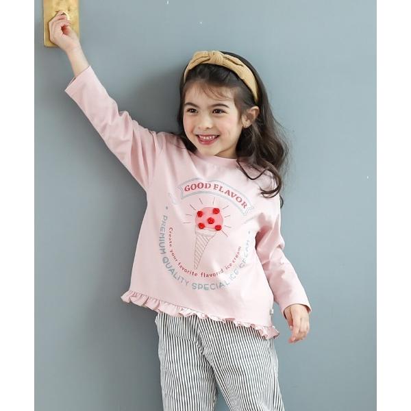 tシャツ n.o.u.s モチーフ長袖Ｔシャツ キッズ 子供服 女の子