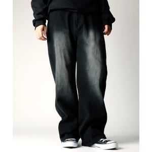 パンツ 「INASTUDIOS SELECT」硫化染め ブラスト加工 カラーパンツ メンズ