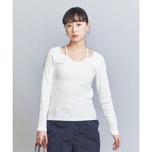 tシャツ Tシャツ レディース ベアテレコ ストラップ ロングスリーブ カットソー｜zozo