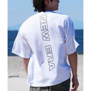 tシャツ 「ムラサキスポーツ限定」NEW ERA/ニューエラ 半袖Ｔシャツ オーバーサイズ バックプリント 吸汗速乾 14334731/1433473