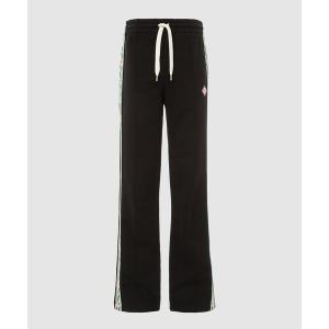 BLACK LOOPBACK Laurel Tape Panelled Sweatpants｜zozo