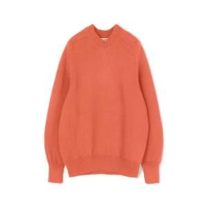 BACCA ニット セーター カラーコットン Vネックニットプル