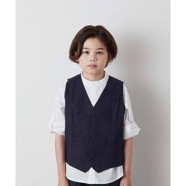 フォーマル 発表会 卒園式 入学式 フォーマルベスト(リネン混) キッズ 子供服 男の子