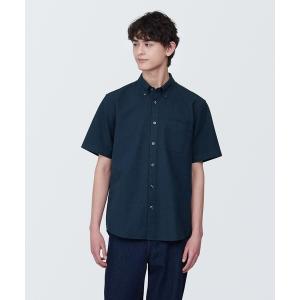 シャツ 紳士　洗いざらしオックスボタンダウン半袖シャツ メンズ｜ZOZOTOWN Yahoo!店