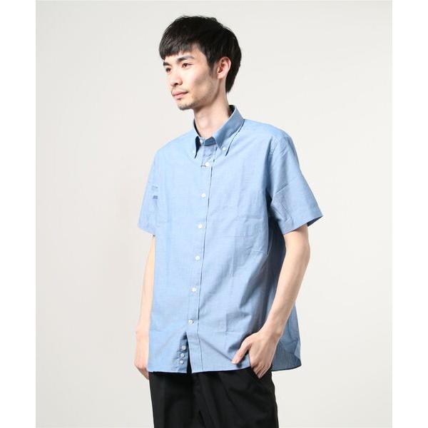 「BEAMS F」 半袖シャツ X-LARGE ロイヤルブルー メンズ