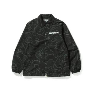 「A BATHING APE」 コーチジャケット LARGE ブラック メンズ｜zozo