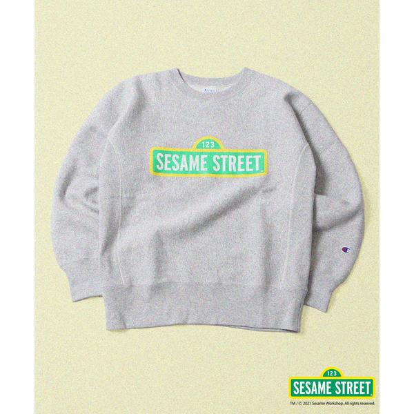 「Champion」 スウェットカットソー LARGE グレー メンズ