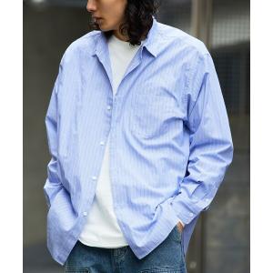 メンズ シャツ ブラウス NEW LOOSE FIT BROAD RC SHIRT LS/ニュー ルーズフィット ブロード レギュラーカラーシャツ ロ｜zozo