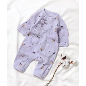 ベビー服 「WEB限定」4柄ワッフルカバーオール キッズ