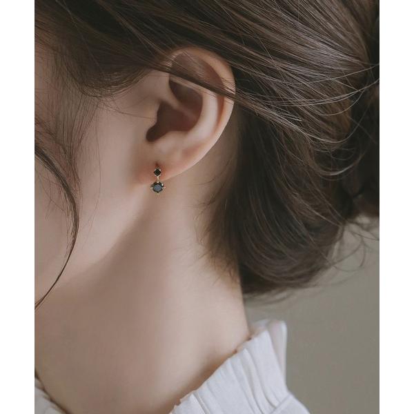 ピアス アレルギー対応ミニジルコンピアス レディース