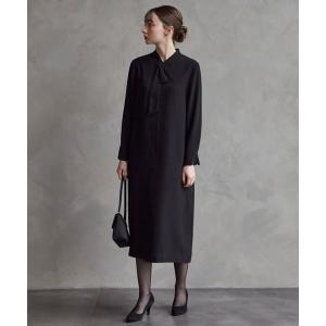 HARDY NOIR ワンピース ダブルクロスミニマルロングドレス HARDY NOIR ワンピース ダブルクロスミニマルロングドレス