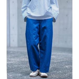 ワイドパンツ パンツ 「D.M.G. / ディーエムジー」 コットンリネンガルゼアーモンドパンツ レディース