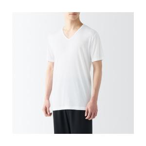 インナーシャツ 肌着 紳士　ひんやりなめらか　Ｖネック半袖Ｔシャツ メンズ