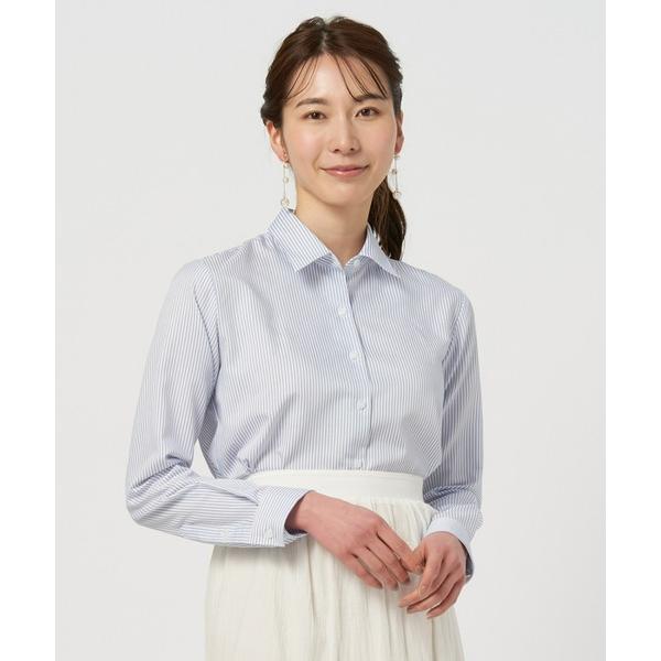 フォーマル ブラウス シャツ LENZING(TM)ECOVERO(TM)  形態安定ノーアイロン ...