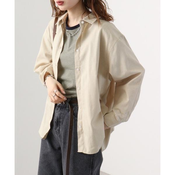ブラウス シャツ 布帛オーバーサイズシャツ　（レギュラー襟） レディース