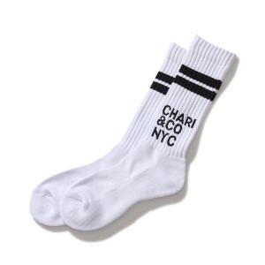 メンズ CHARI＆CO MODERN LOGO LINE SOCKS｜zozo