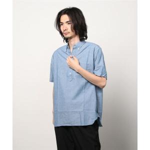 「BEAMS PLUS」 半袖シャツ X-LARGE ブルー メンズ