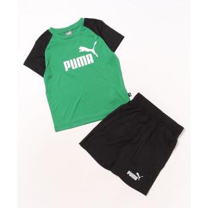 ジャージ キッズ PUMA プーマ キッズ ボーイズ ポリ 半袖 Tシャツ アンド ショーツセット 120-160cm｜zozo