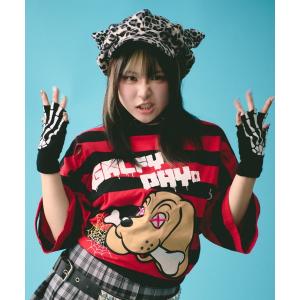 tシャツ Tシャツ メンズ ストリートファッション GALFY ガルフィー GALFY DAYoボーダーTee オーバーサイズ ダメージT 半袖Tシャの商品画像