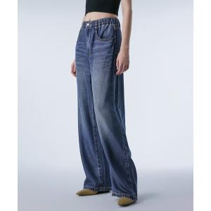 パンツ レディース Relaxed Straight-leg Tencel Jeans｜ZOZOTOWN Yahoo!店