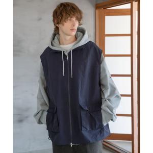 FUSE（フューズ） ベスト ジレ ナイロンタスランタフタベスト メンズ