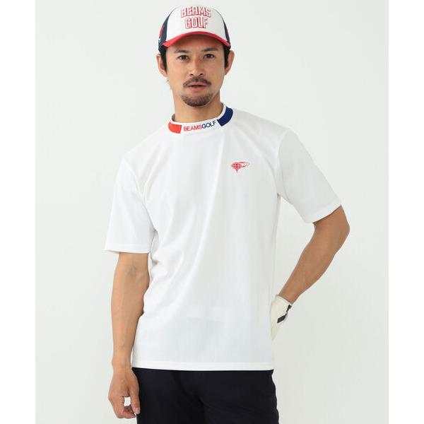 「BEAMS GOLF」 半袖Tシャツ X-LARGE ホワイト メンズ