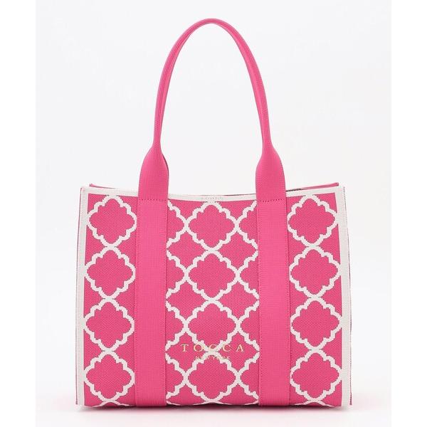 トートバッグ CHECKER CLOVER KNITBAG ニットバッグ レディース